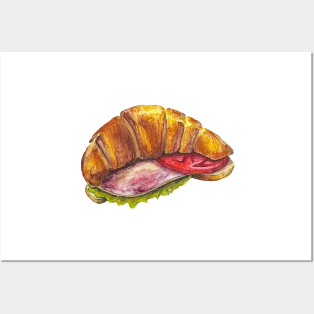 yummy sandwich Wall Art by lisenok